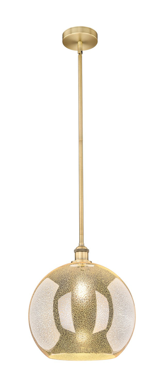 Innovations 616-1S-BB-G128-14 One Light Pendant, Brushed Brass