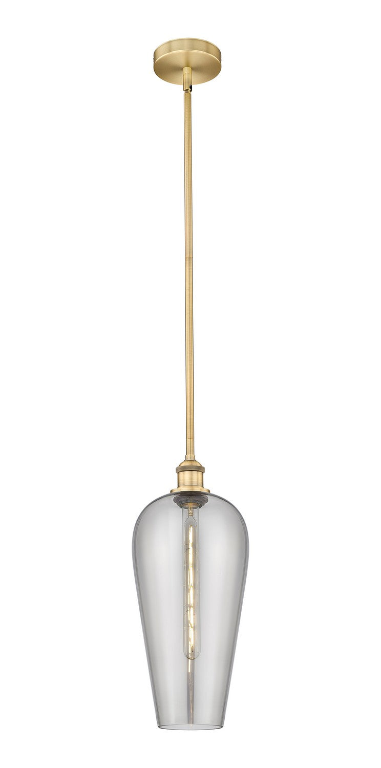 Innovations 616-1S-BB-G456-8SM One Light Mini Pendant, Brushed Brass