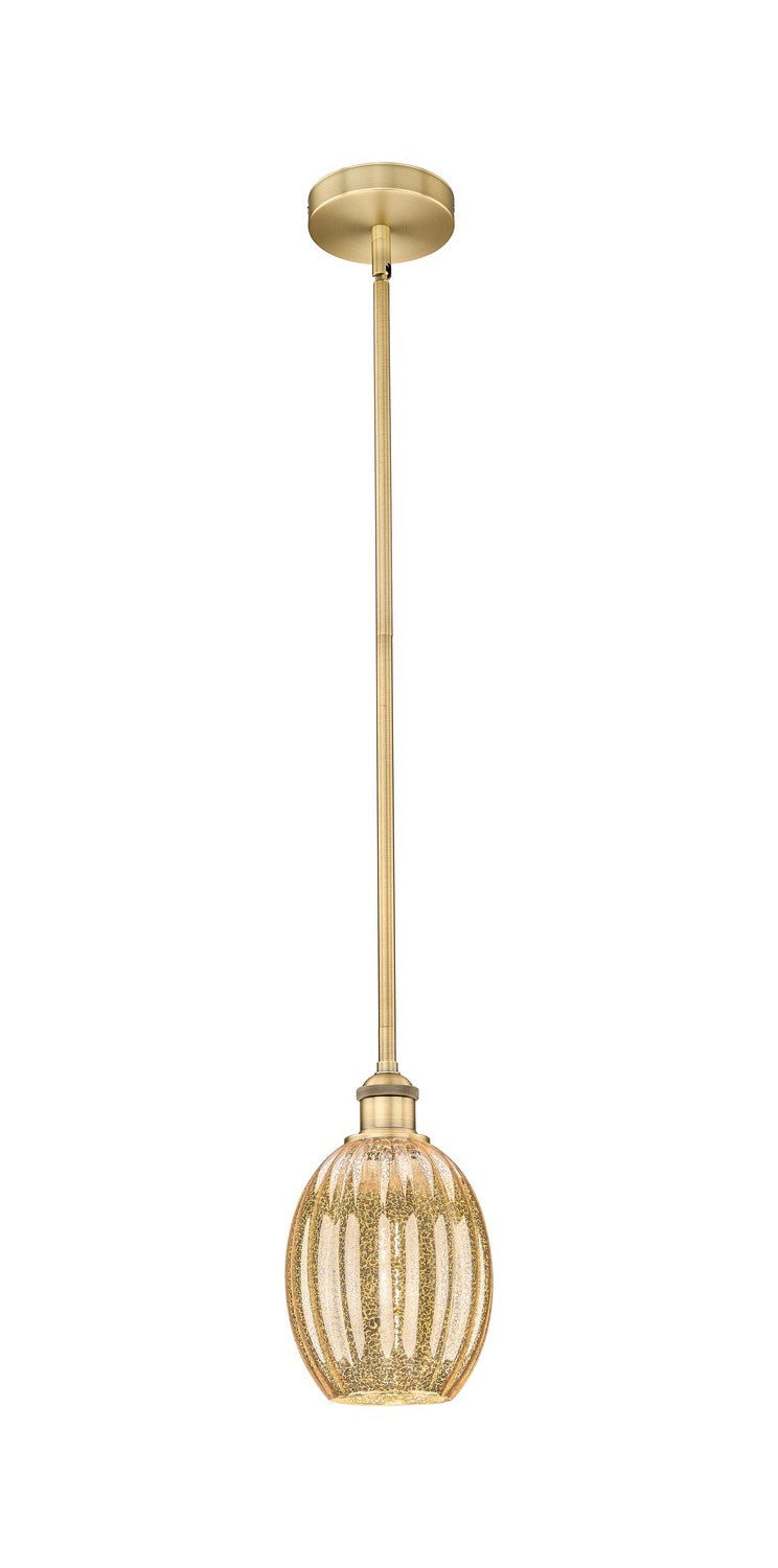 Innovations 616-1S-BB-G459-6ME One Light Mini Pendant, Brushed Brass
