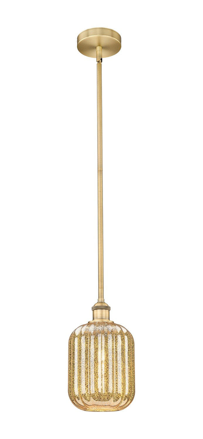 Innovations 616-1S-BB-G460-7ME One Light Mini Pendant, Brushed Brass