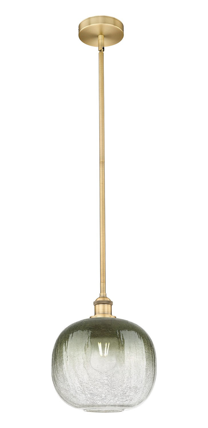 Innovations 616-1S-BB-G481-10SL One Light Mini Pendant, Brushed Brass