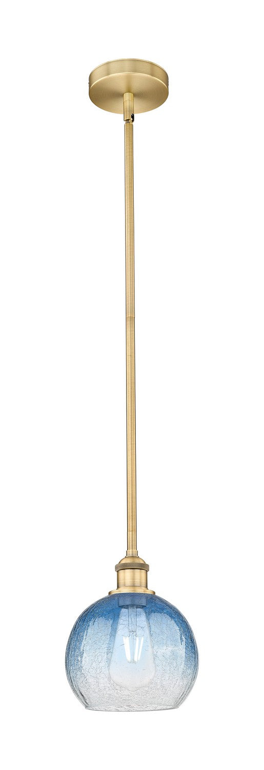 Innovations 616-1S-BB-G483-8SB One Light Mini Pendant, Brushed Brass