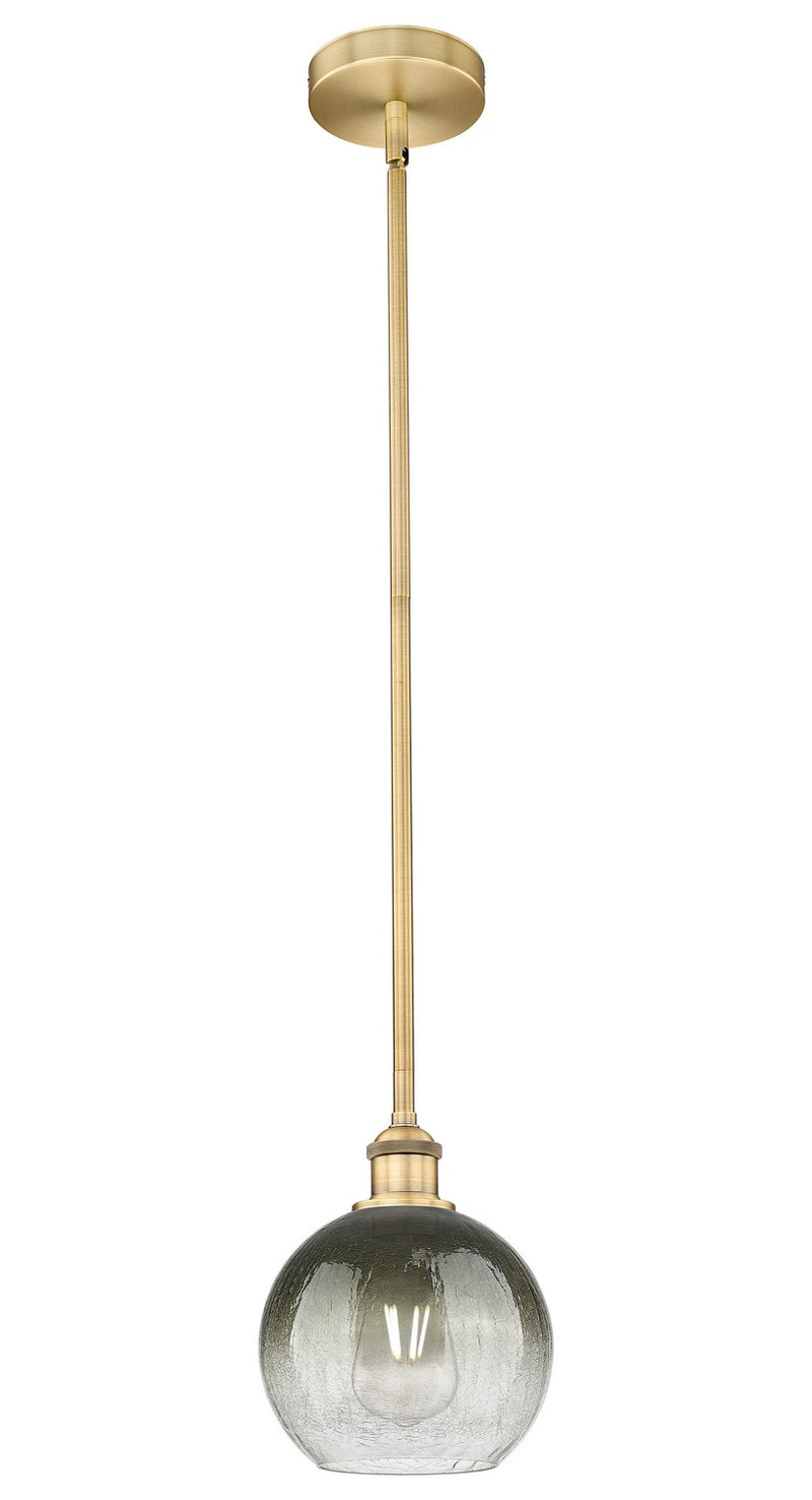 Innovations 616-1S-BB-G483-8SL One Light Mini Pendant, Brushed Brass