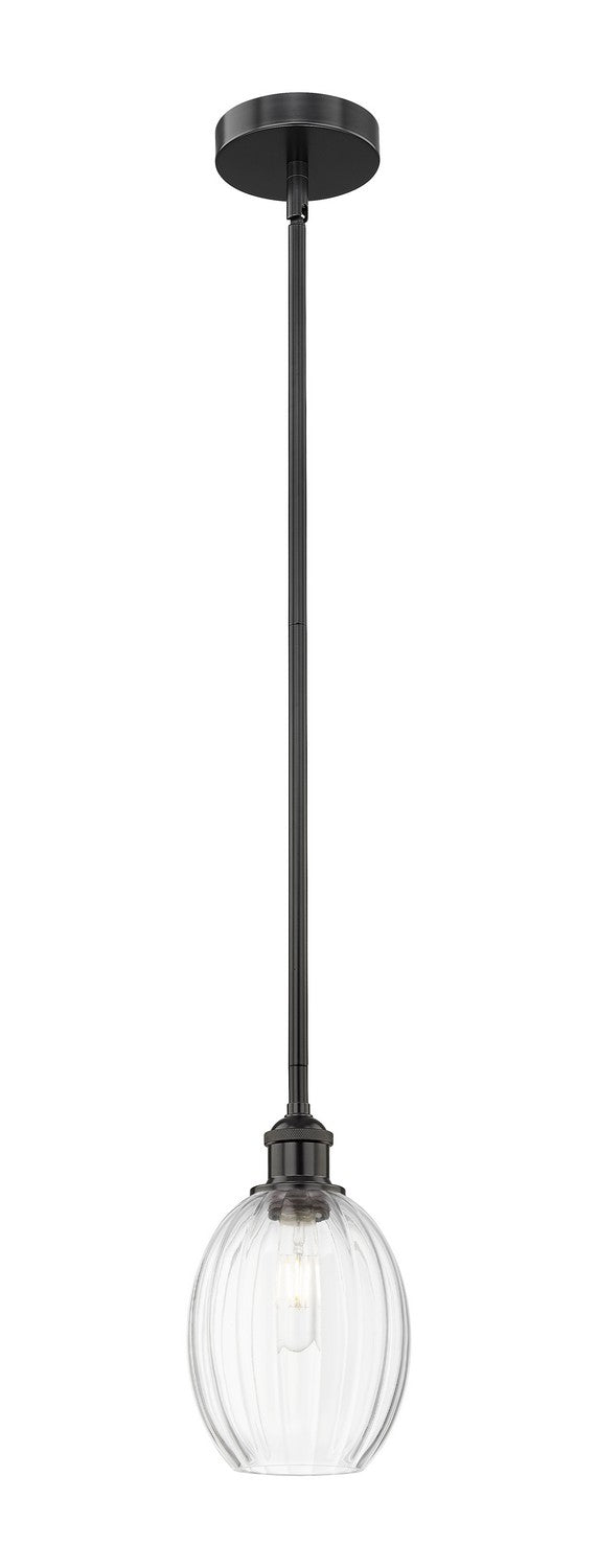 Innovations 616-1S-BK-G459-6CL One Light Mini Pendant, Matte Black