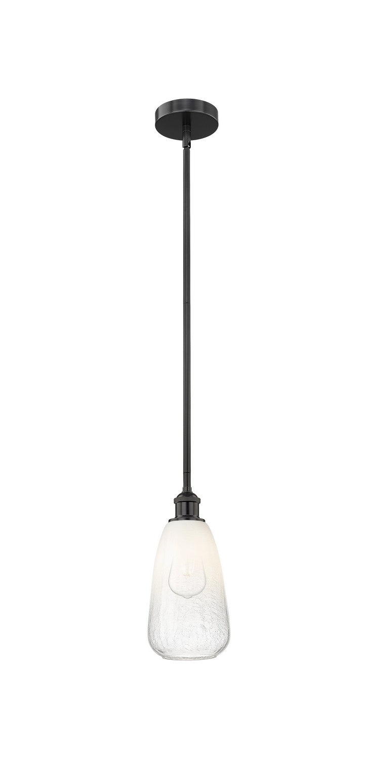 Innovations 616-1S-BK-G480-6OP One Light Mini Pendant, Matte Black