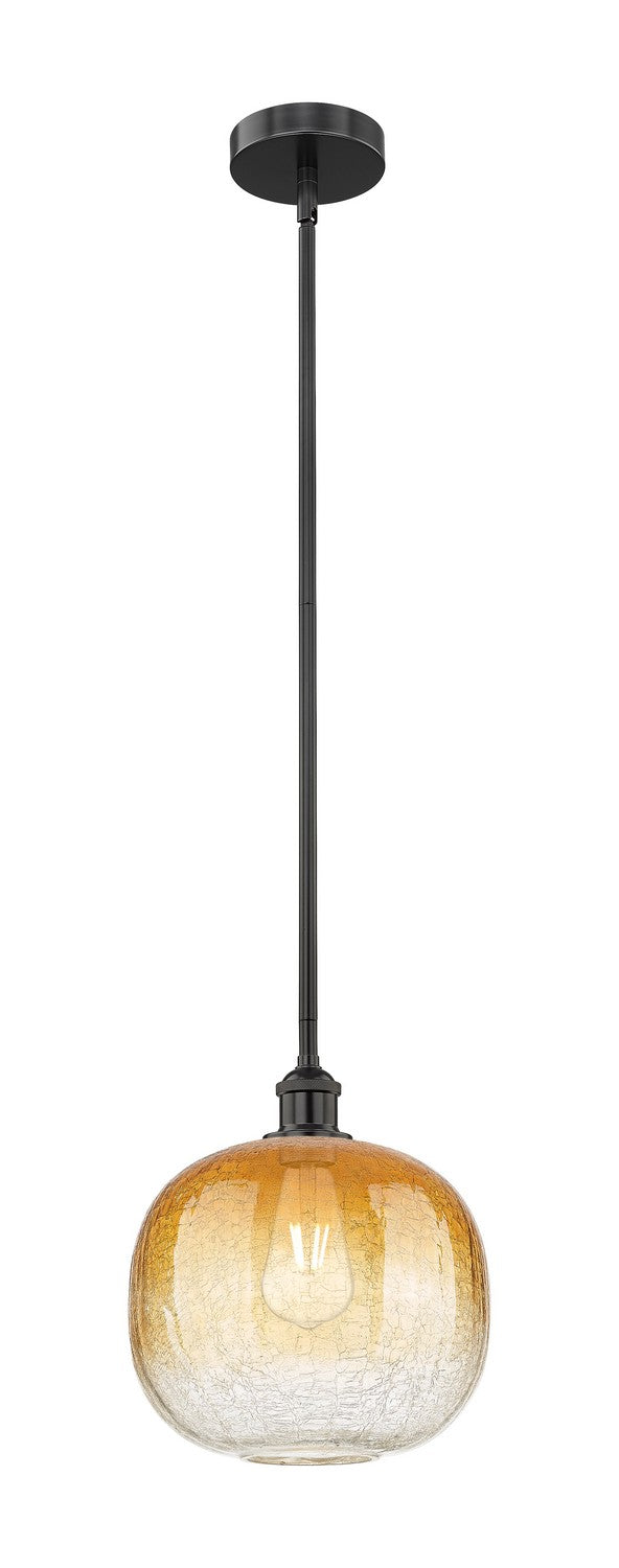 Innovations 616-1S-BK-G481-10AM One Light Mini Pendant, Matte Black
