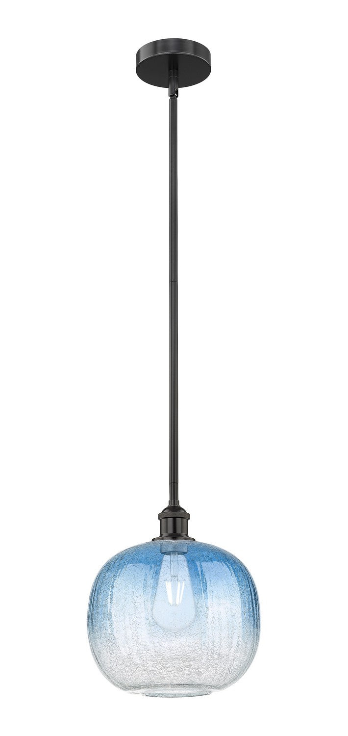 Innovations 616-1S-BK-G481-10SB One Light Mini Pendant, Matte Black