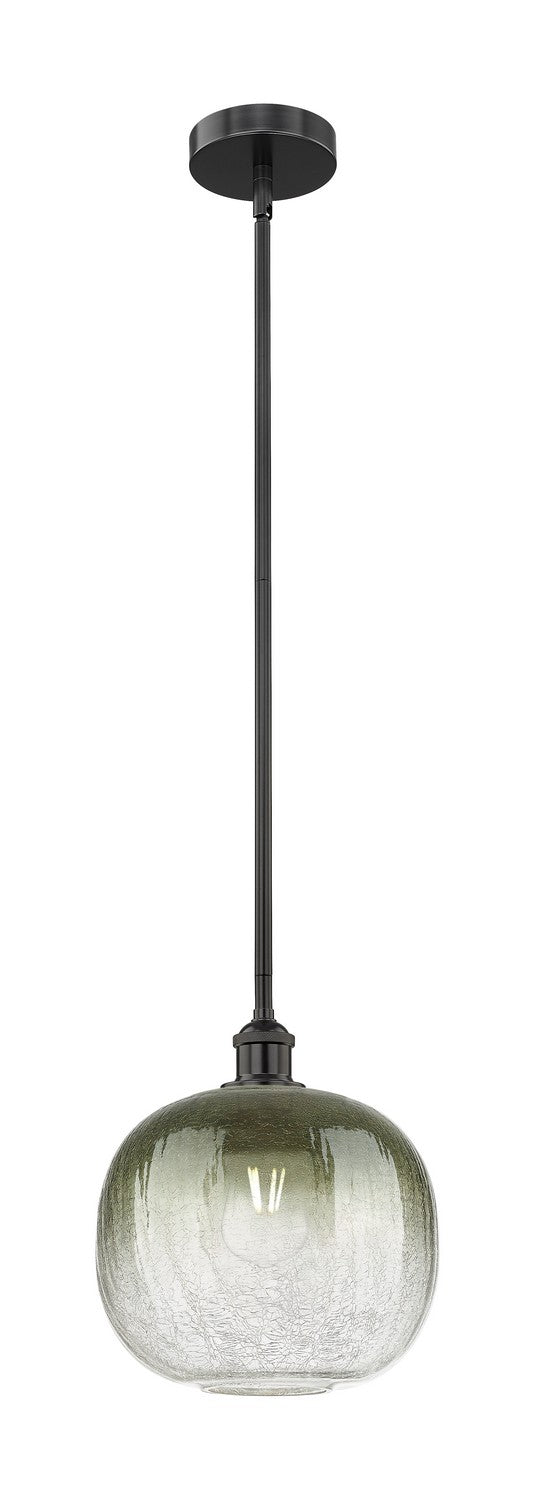 Innovations 616-1S-BK-G481-10SL One Light Mini Pendant, Matte Black