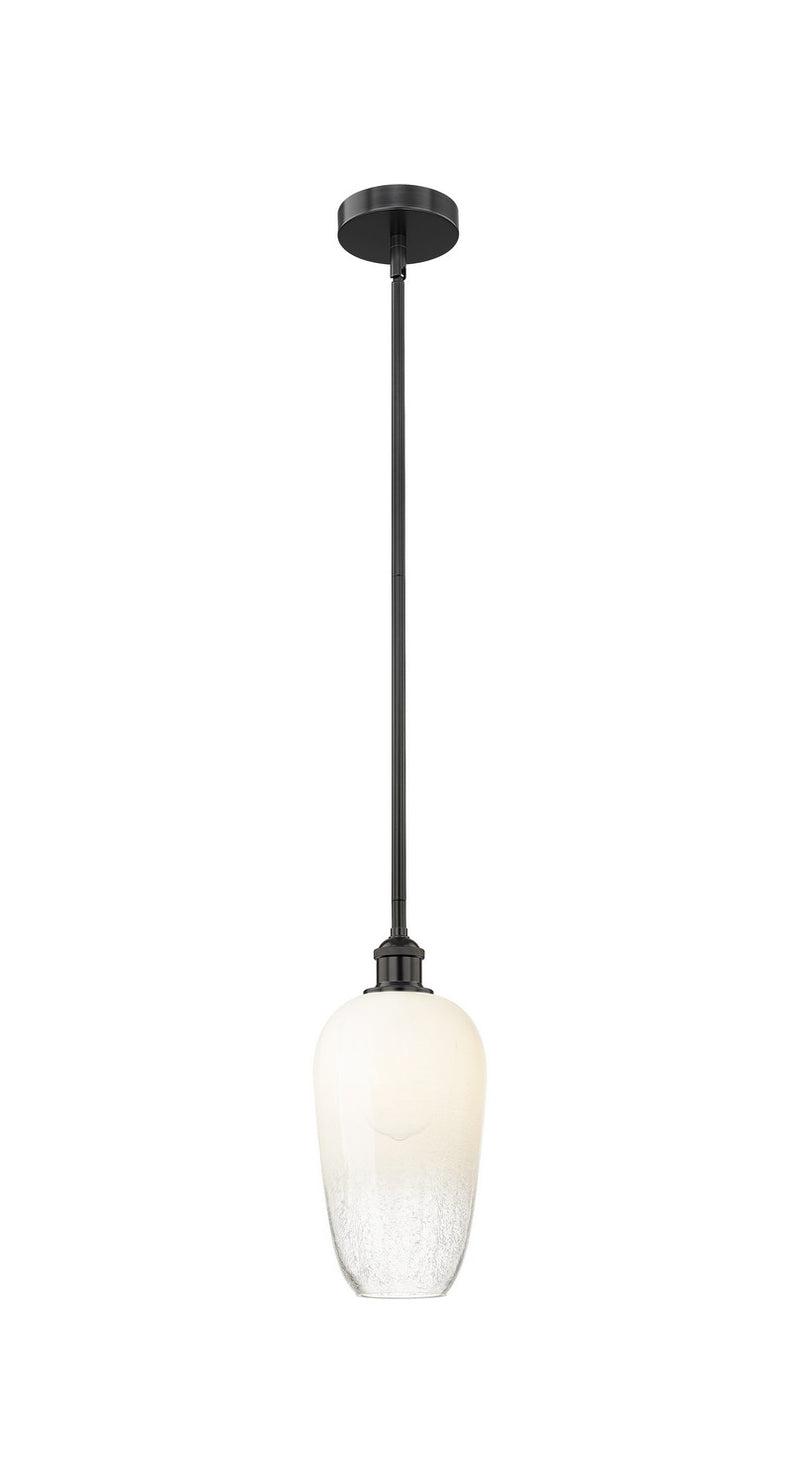 Innovations 616-1S-BK-G484-7OP One Light Mini Pendant, Matte Black