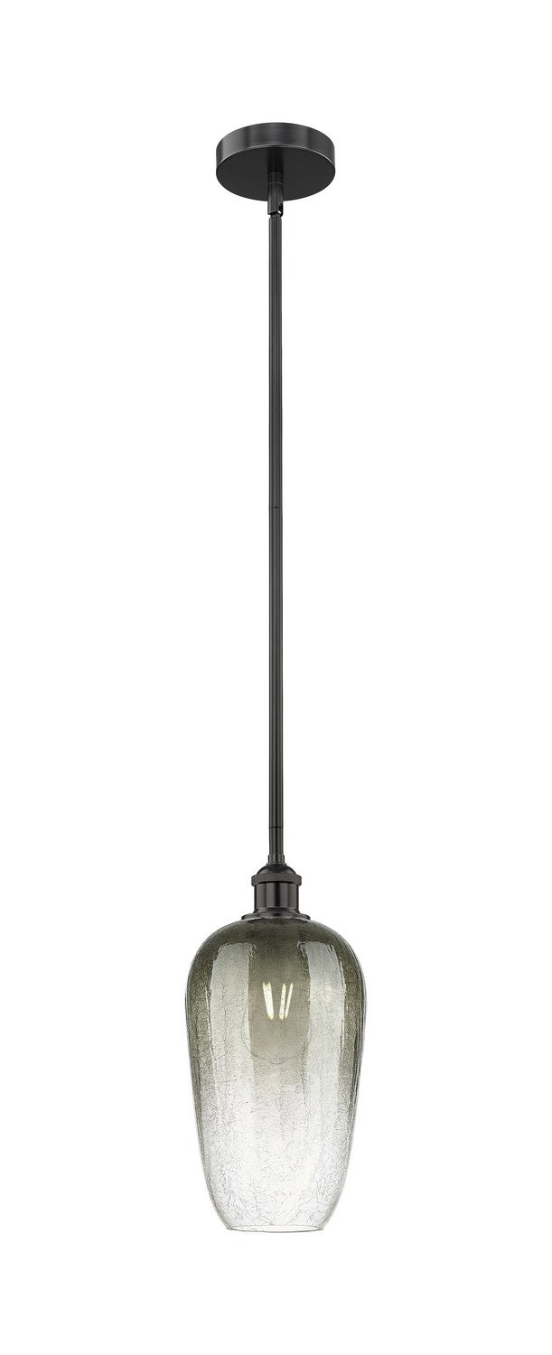 Innovations 616-1S-BK-G484-7SL One Light Mini Pendant, Matte Black