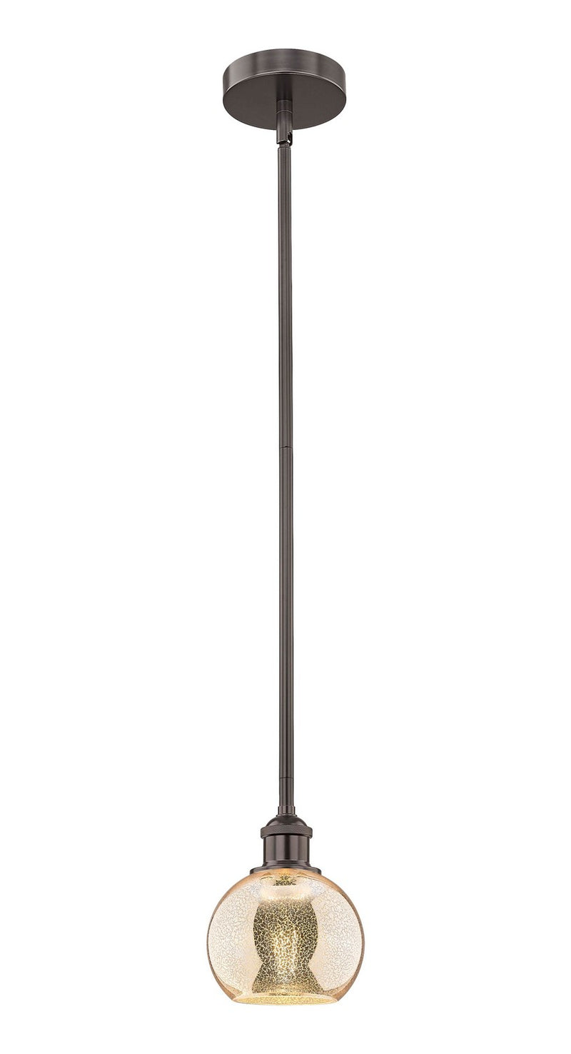 Innovations 616-1S-OB-G128-6 One Light Mini Pendant, Oil Rubbed Bronze