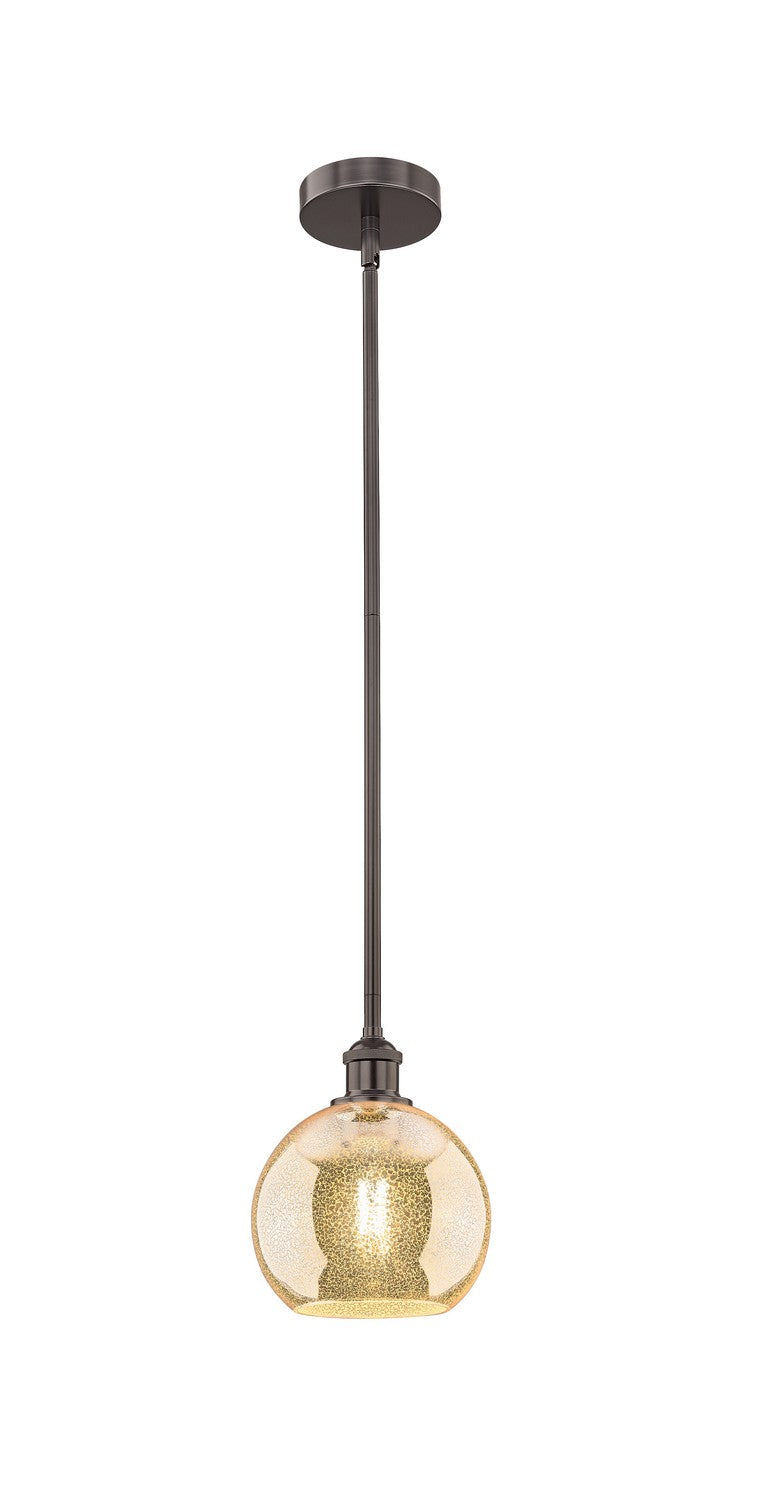 Innovations 616-1S-OB-G128-8 One Light Mini Pendant, Oil Rubbed Bronze
