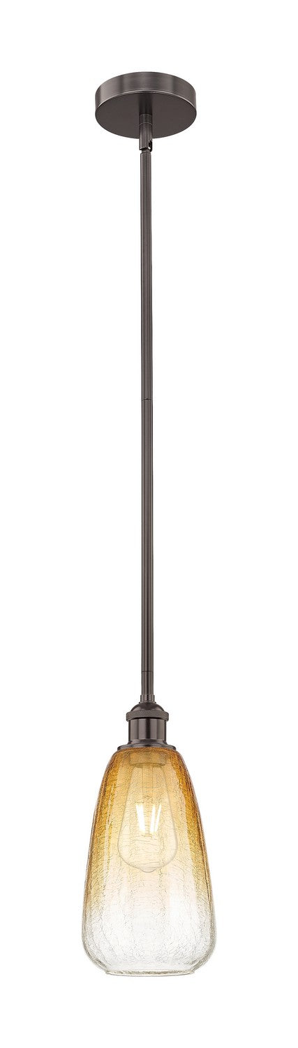 Innovations 616-1S-OB-G480-6AM One Light Mini Pendant, Oil Rubbed Bronze