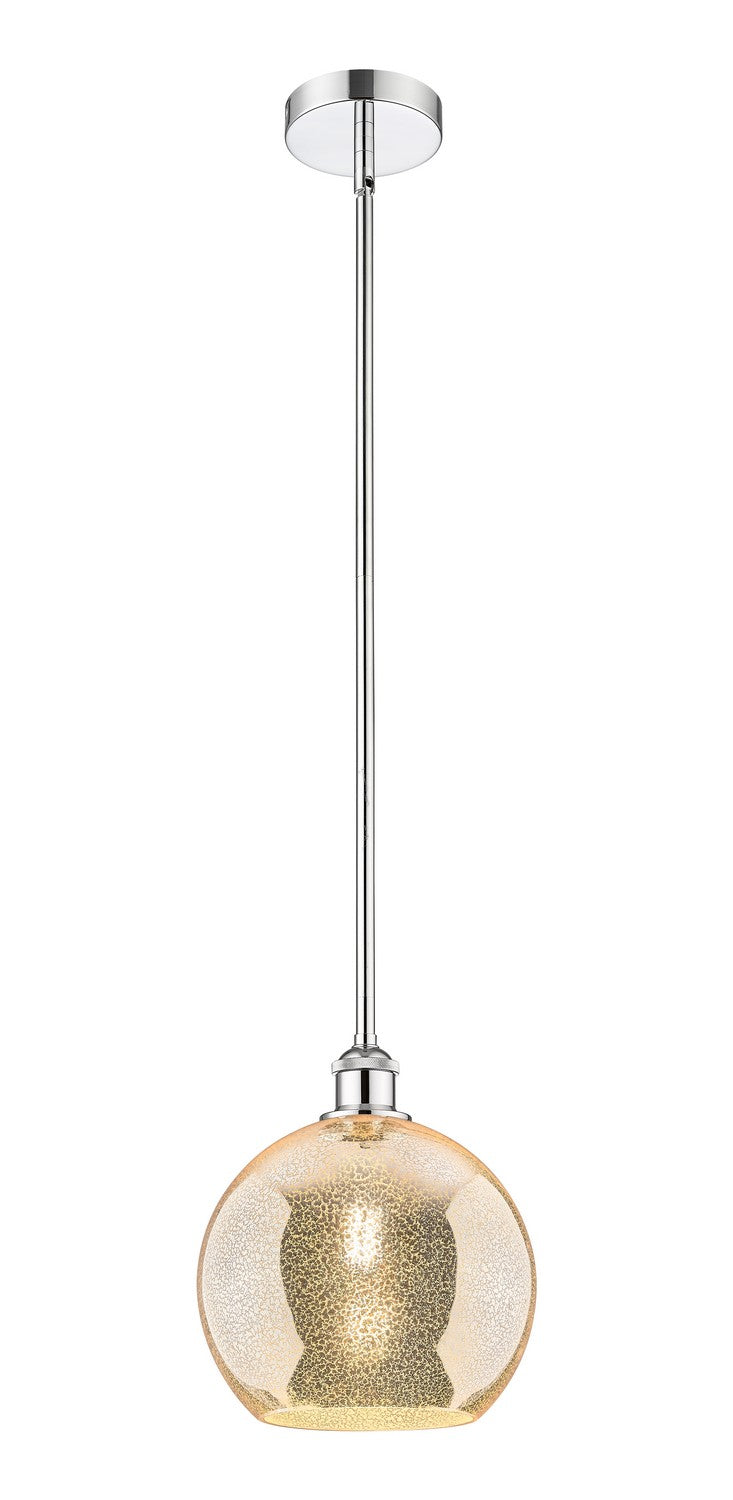 Innovations 616-1S-PC-G128-10 One Light Mini Pendant, Polished Chrome