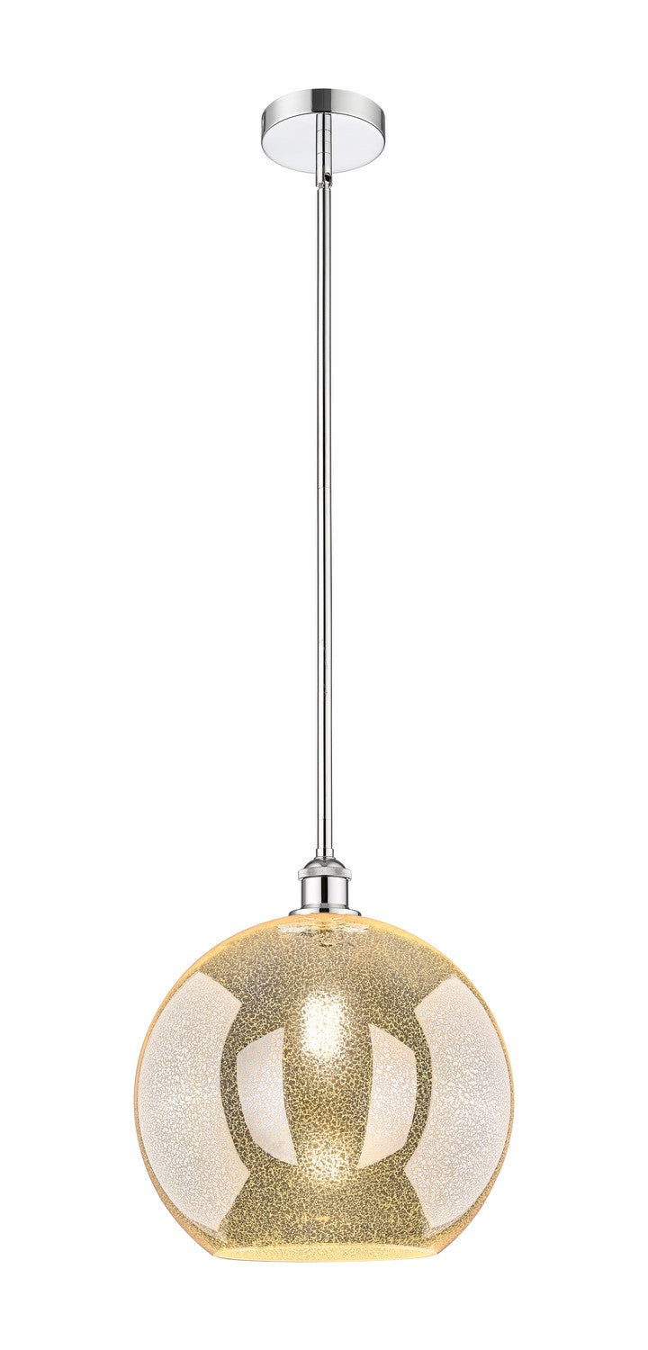 Innovations 616-1S-PC-G128-12 One Light Mini Pendant, Polished Chrome