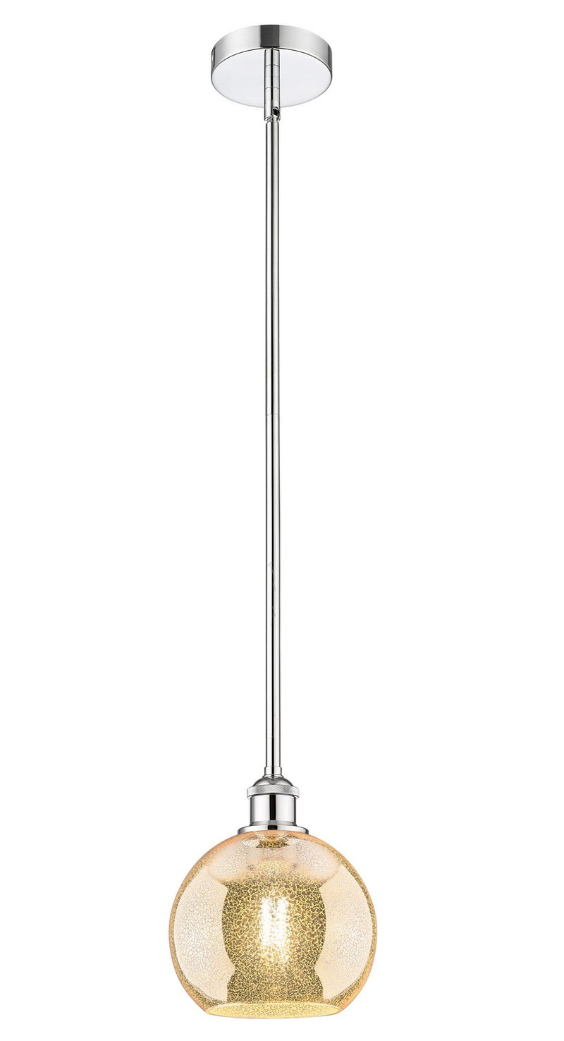 Innovations 616-1S-PC-G128-8 One Light Mini Pendant, Polished Chrome