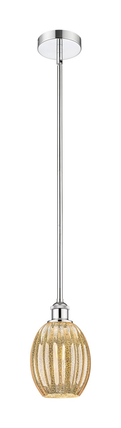 Innovations 616-1S-PC-G459-6ME One Light Mini Pendant, Polished Chrome