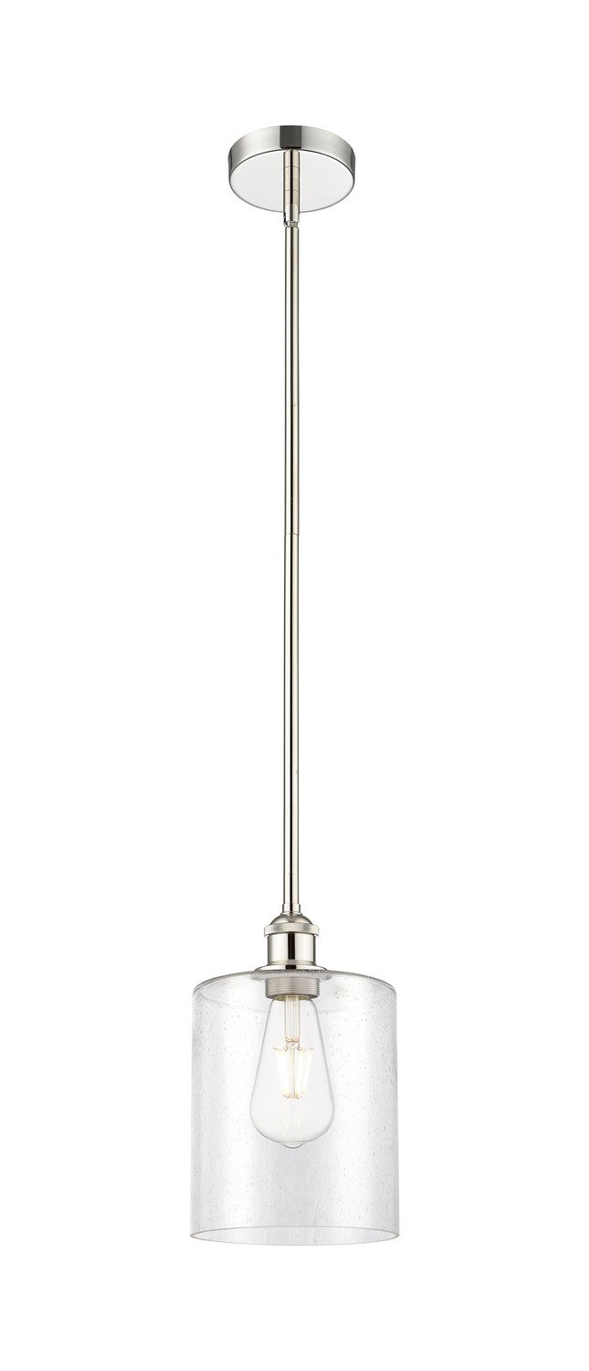 Innovations 616-1S-PN-G4424-7 One Light Mini Pendant, Polished Nickel