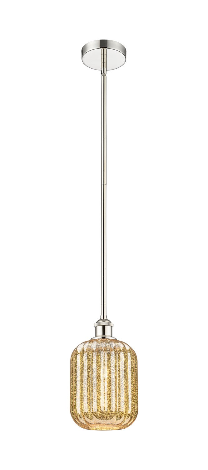 Innovations 616-1S-PN-G460-7ME One Light Mini Pendant, Polished Nickel