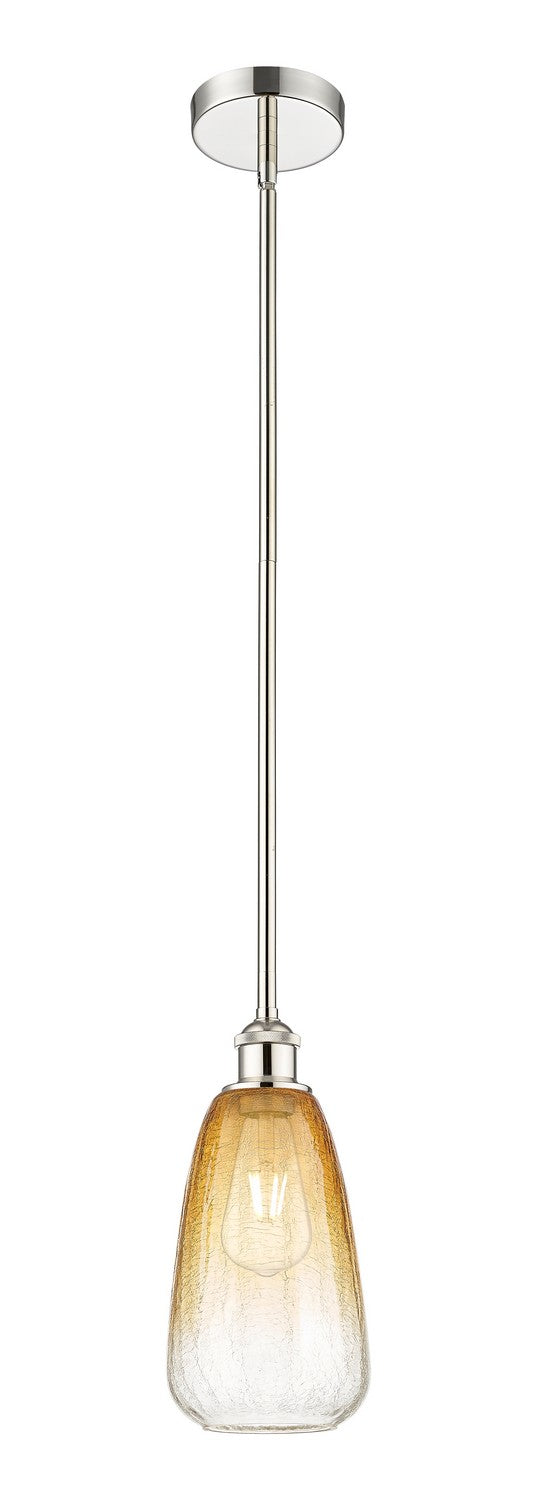 Innovations 616-1S-PN-G480-6AM One Light Mini Pendant, Polished Nickel