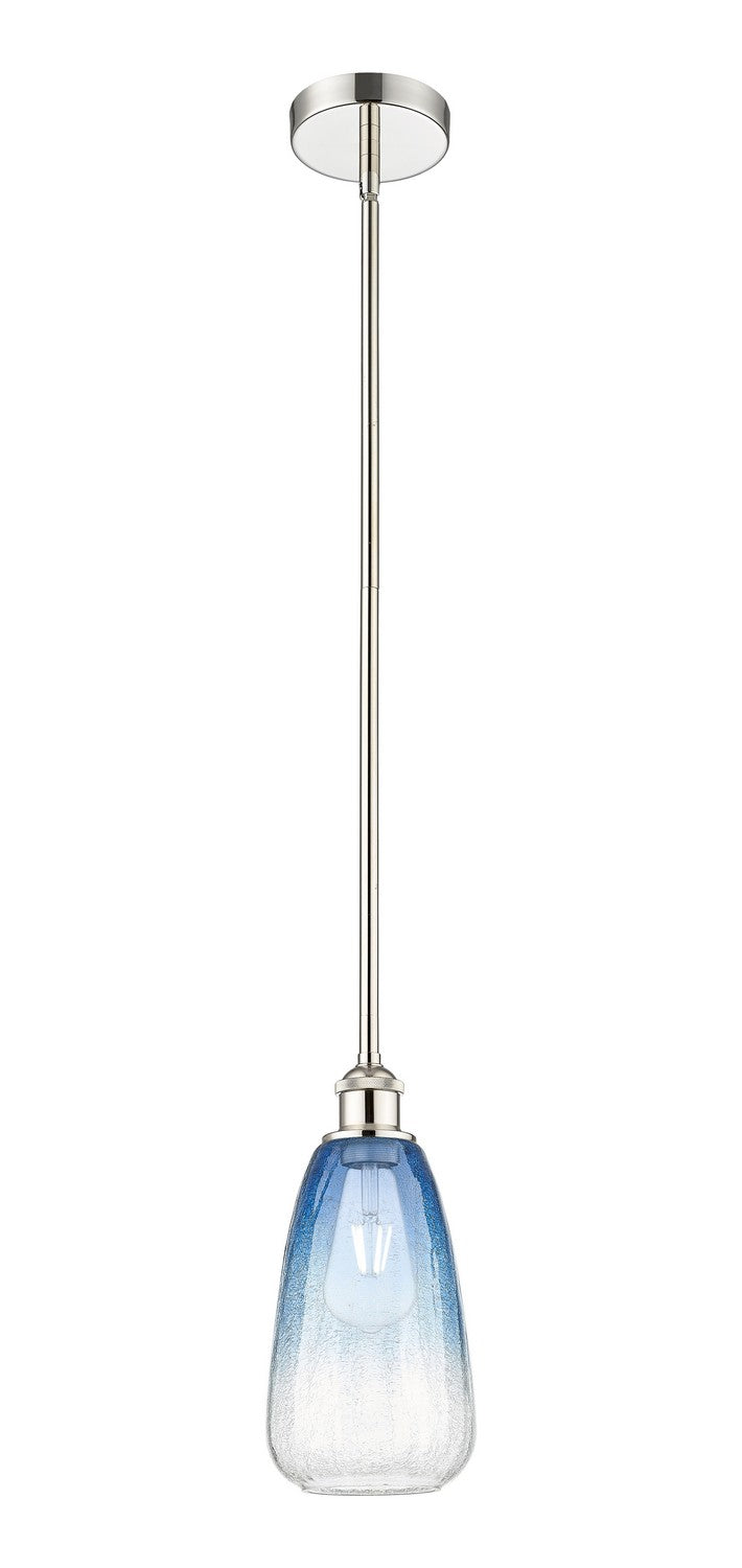 Innovations 616-1S-PN-G480-6SB One Light Mini Pendant, Polished Nickel