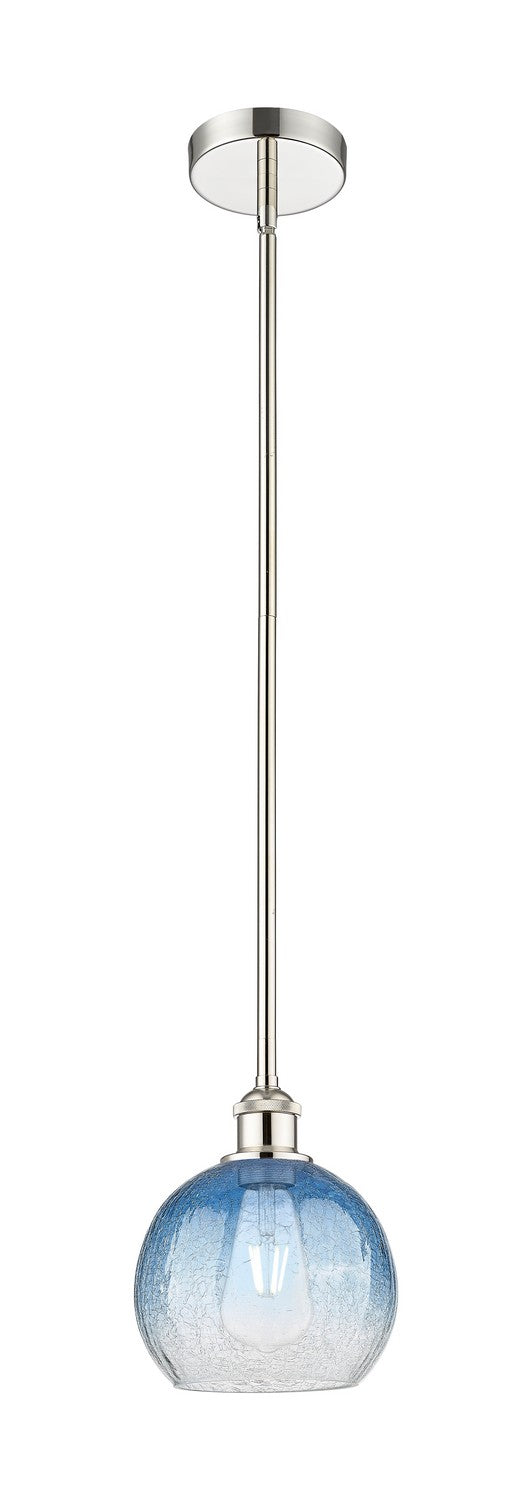 Innovations 616-1S-PN-G483-8SB One Light Mini Pendant, Polished Nickel