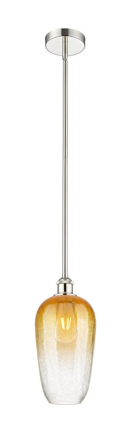 Innovations 616-1S-PN-G484-7AM One Light Mini Pendant, Polished Nickel