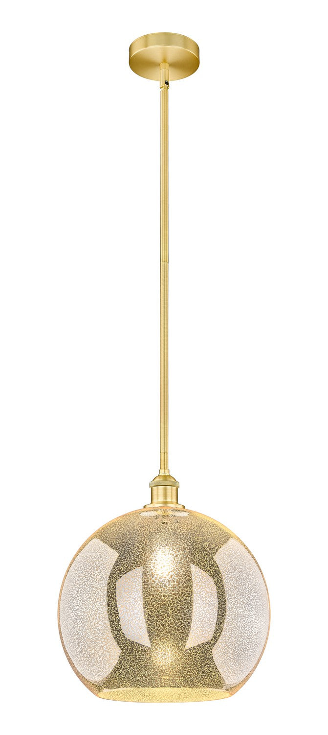 Innovations 616-1S-SG-G128-14 One Light Pendant, Satin Gold