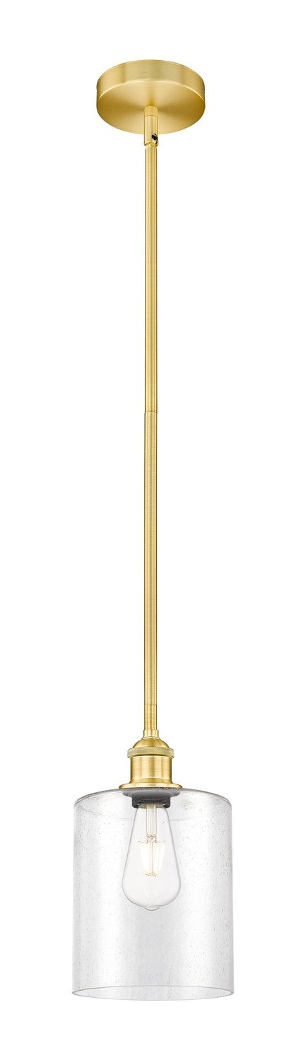 Innovations 616-1S-SG-G4424-7 One Light Mini Pendant, Satin Gold