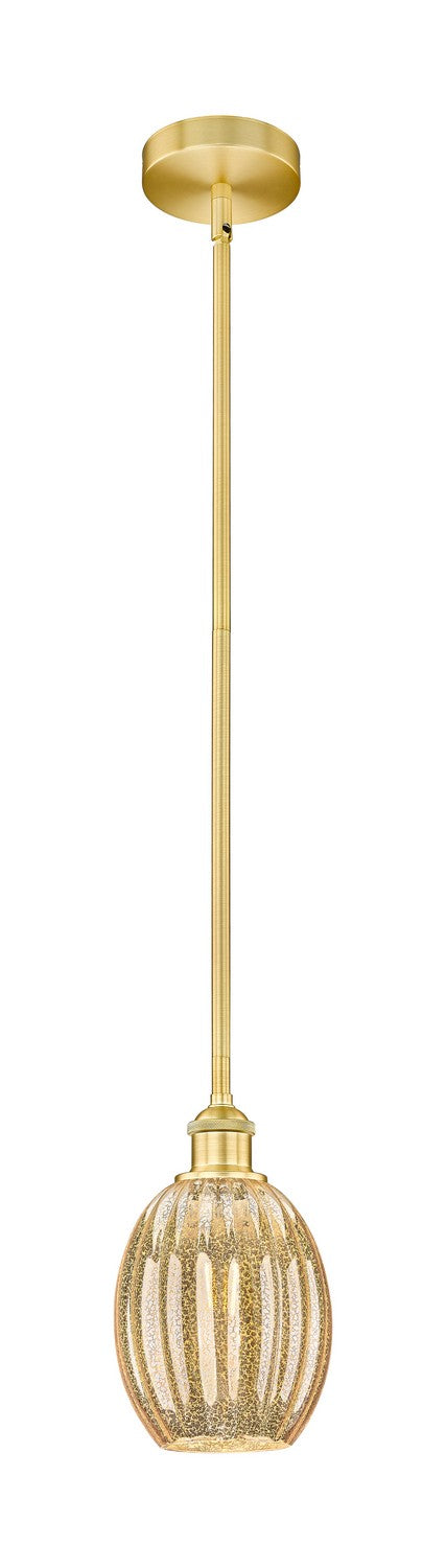 Innovations 616-1S-SG-G459-6ME One Light Mini Pendant, Satin Gold