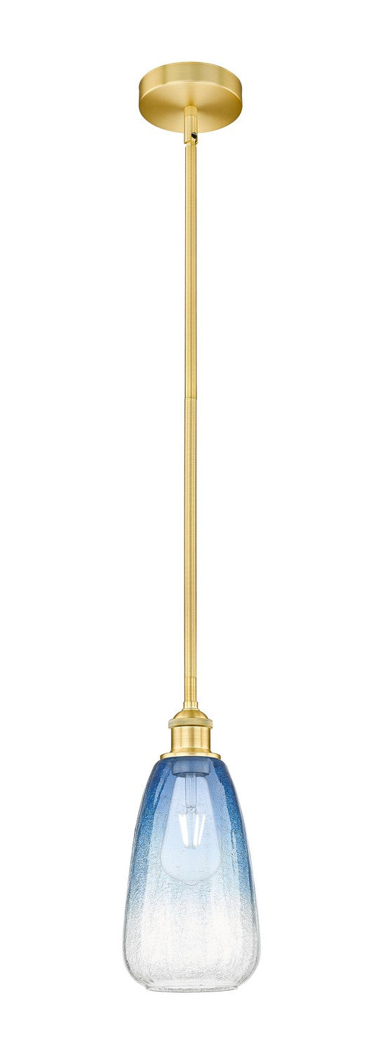 Innovations 616-1S-SG-G480-6SB One Light Mini Pendant, Satin Gold