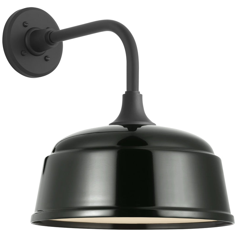 Visual Comfort Signature TOB 2808MBK/S6-G LED Barn Light, Matte Black