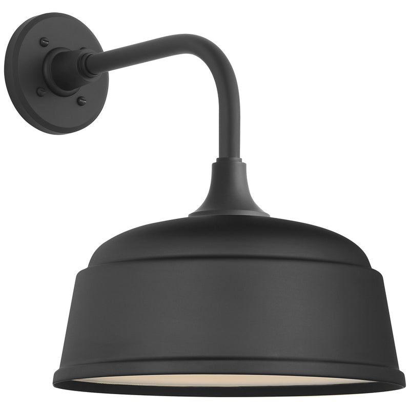 Visual Comfort Signature TOB 2808MBK/S6-MBK LED Barn Light, Matte Black