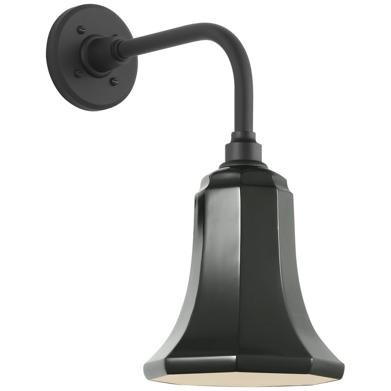 Visual Comfort Signature TOB 2808MBK/S8-G LED Barn Light, Matte Black