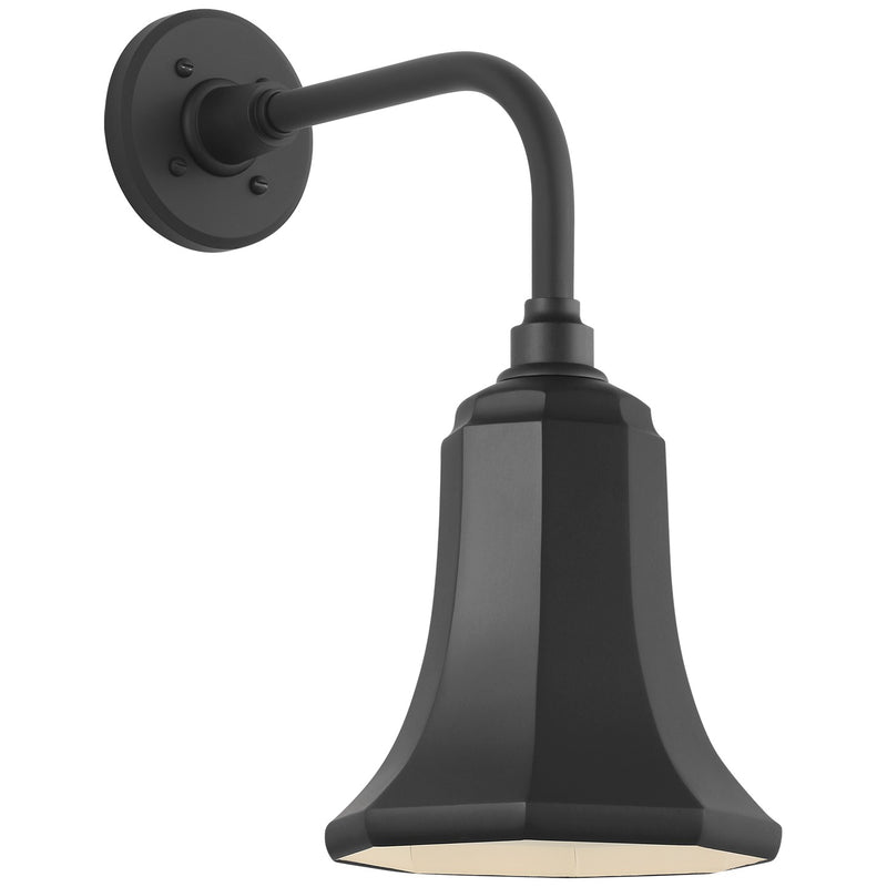 Visual Comfort Signature TOB 2808MBK/S8-MBK LED Barn Light, Matte Black