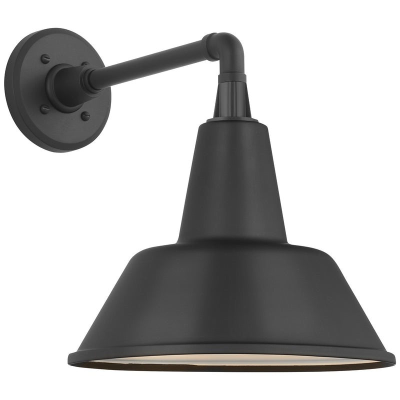 Visual Comfort Signature TOB 2811MBK/S1-MBK LED Barn Light, Matte Black