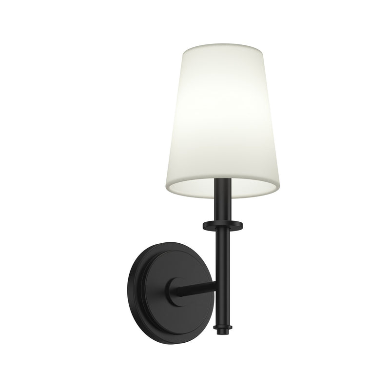 Kichler 52808BK One Light Wall Sconce, Black