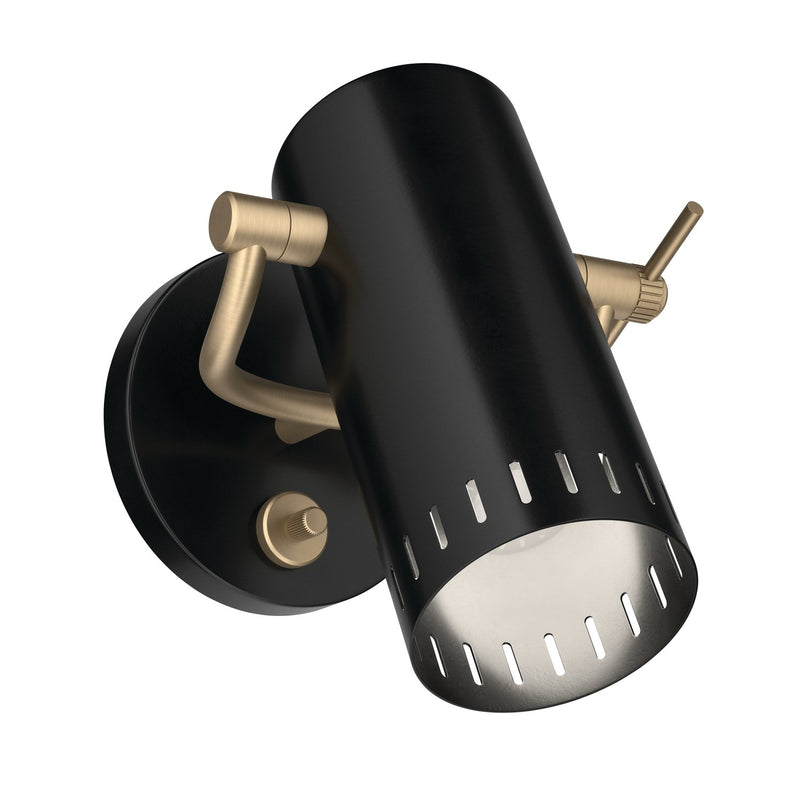 Kichler 52840BK LED Wall Sconce, Black
