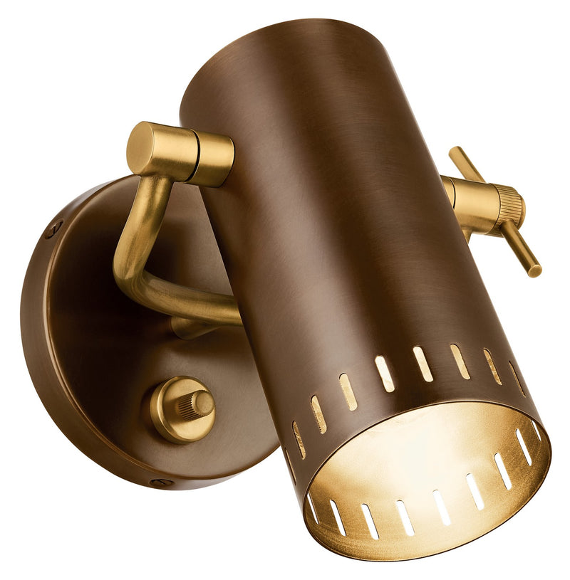 Kichler 52840LBZ LED Wall Sconce, Lacquered Bronze