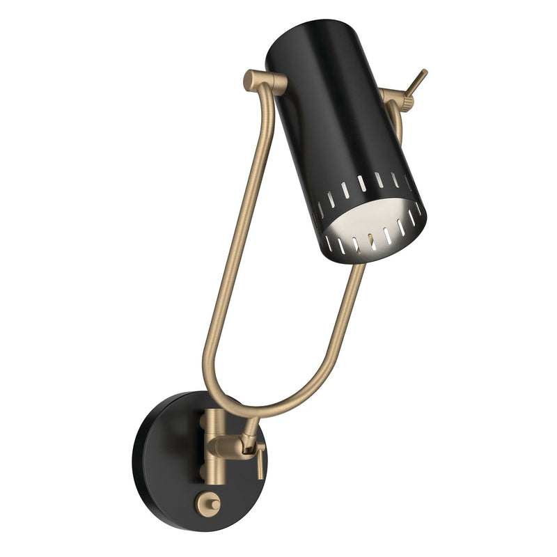 Kichler 52841BK LED Wall Sconce, Black