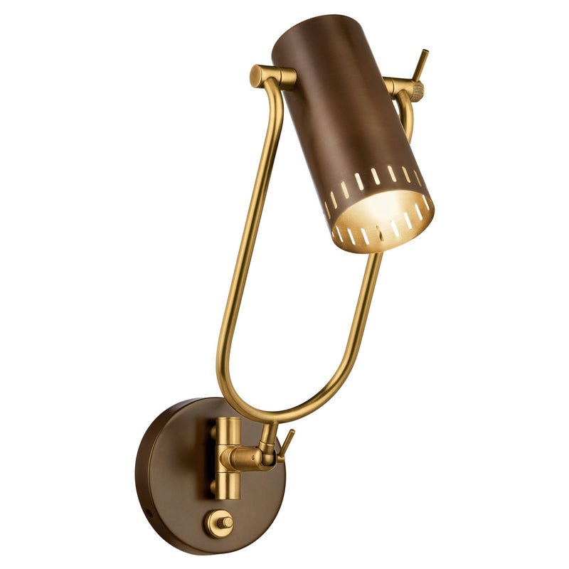 Kichler 52841LBZ LED Wall Sconce, Lacquered Bronze