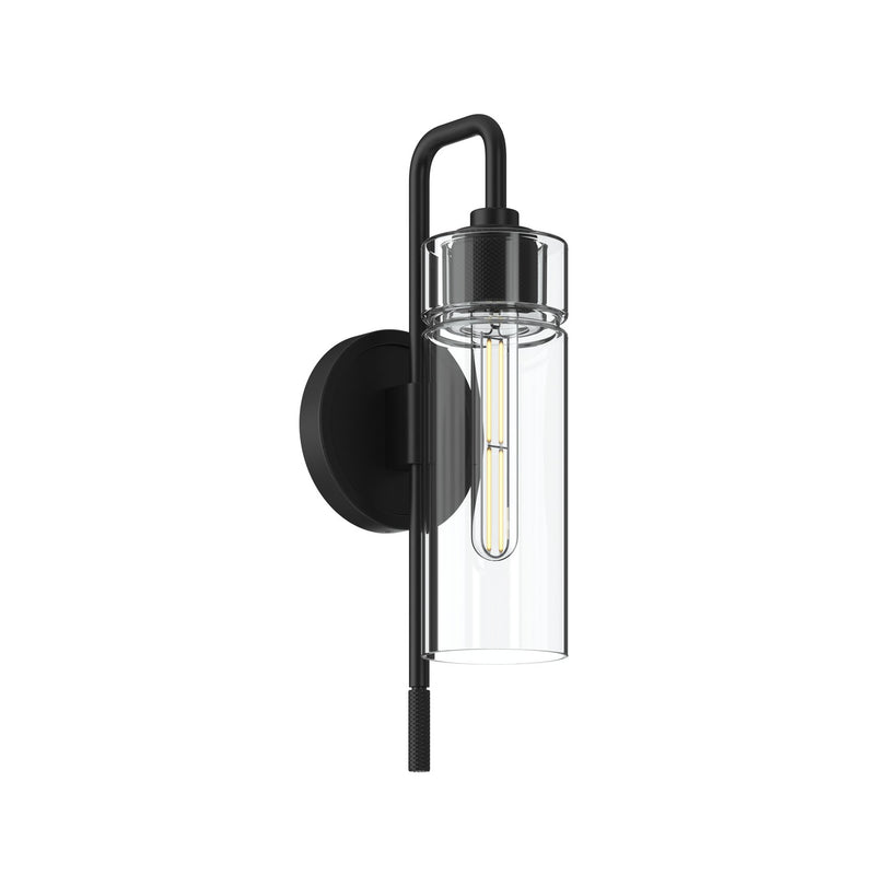 Kichler 55250BK One Light Wall Sconce, Black