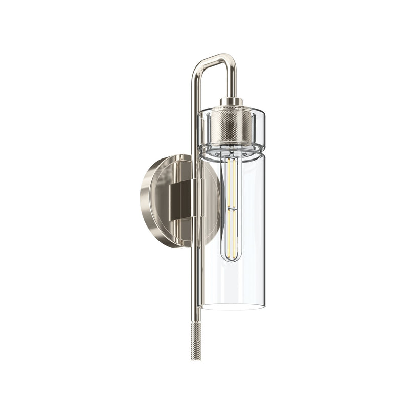 Kichler 55250PN One Light Wall Sconce, Polished Nickel