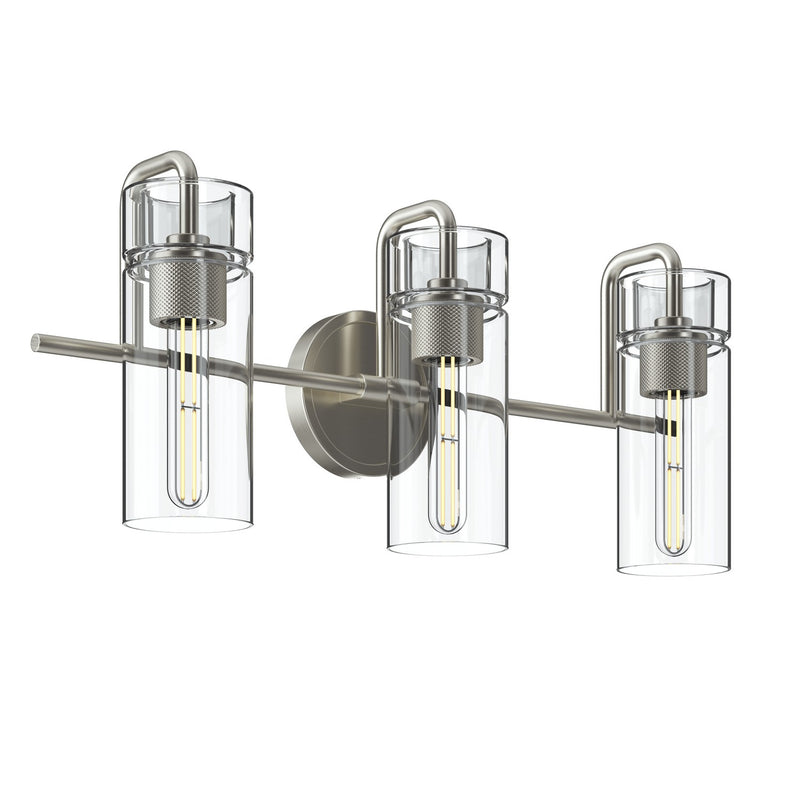 Kichler 55252NI Three Light Bath, Brushed Nickel