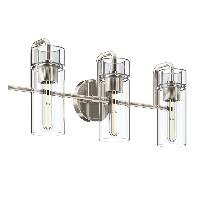 Kichler 55252PN Three Light Bath, Polished Nickel