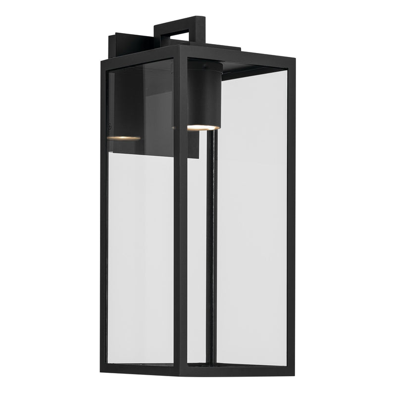 Kichler 59112BKTDS One Light Outdoor Wall Mount, Textured Black