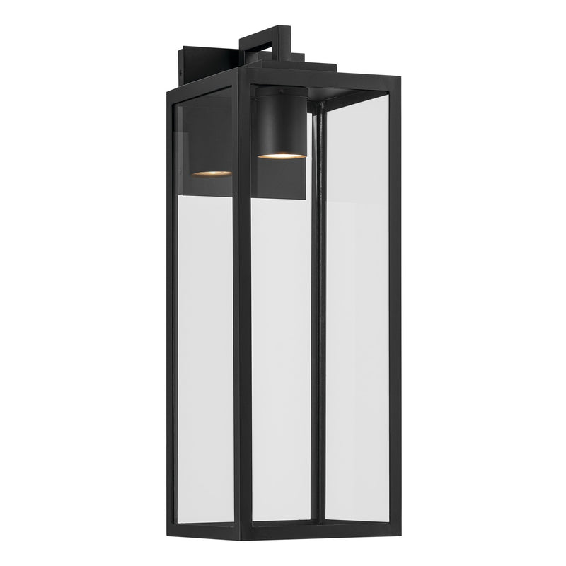 Kichler 59113BKTDS One Light Outdoor Wall Mount, Textured Black