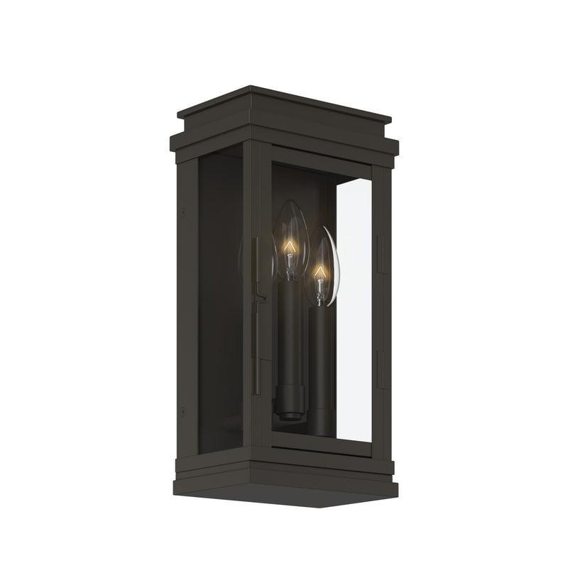 Kichler 59162OZ Three Light Outdoor Wall Mount, Olde Bronze