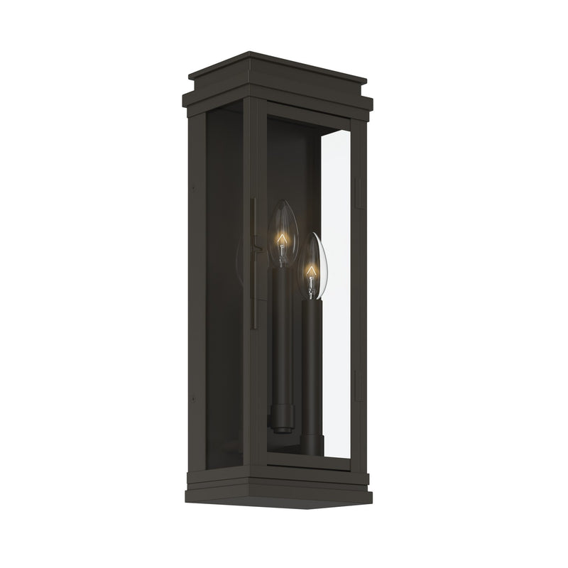 Kichler 59163OZ Three Light Outdoor Wall Mount, Olde Bronze