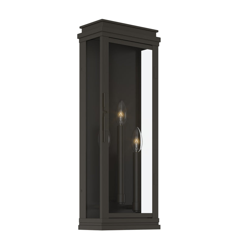 Kichler 59164OZ Three Light Outdoor Wall Mount, Olde Bronze